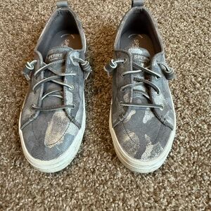 Sperry Charcoal Camouflage Sneakers